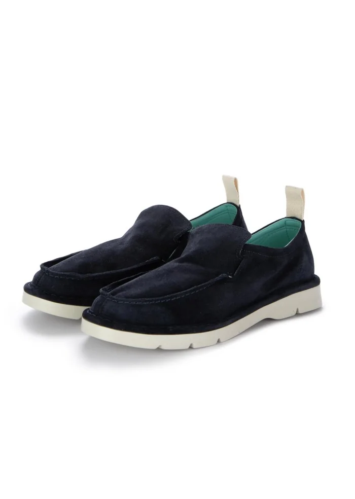 PANCHIC | SLIP ON CAMOSCIO BLU NOTTE Nuova