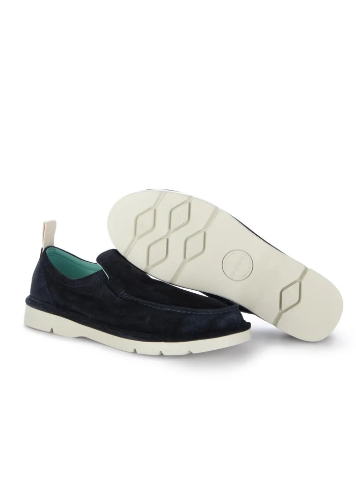 PANCHIC | SLIP ON CAMOSCIO BLU NOTTE Nuova