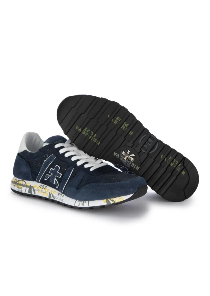 PREMIATA | SNEAKERS ERIC CAMOSCIO BLU Sconto di tempo limitato