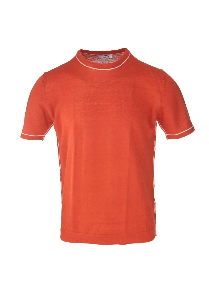 WOOL & CO | T-SHIRT GIROCOLLO ARANCIONE Fornitura limitata