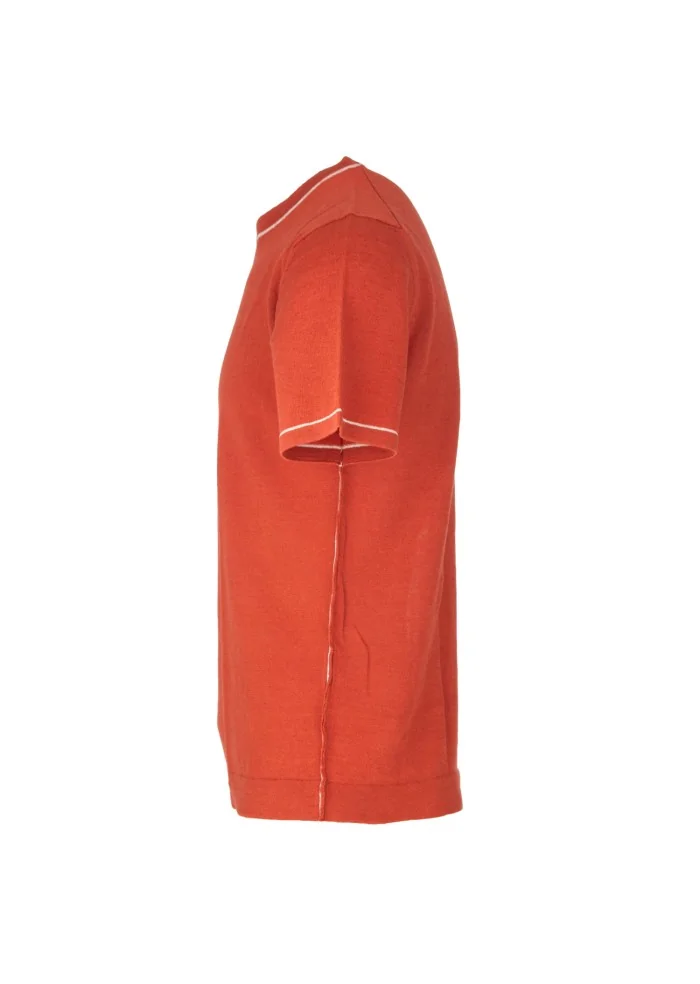 WOOL & CO | T-SHIRT GIROCOLLO ARANCIONE Fornitura limitata