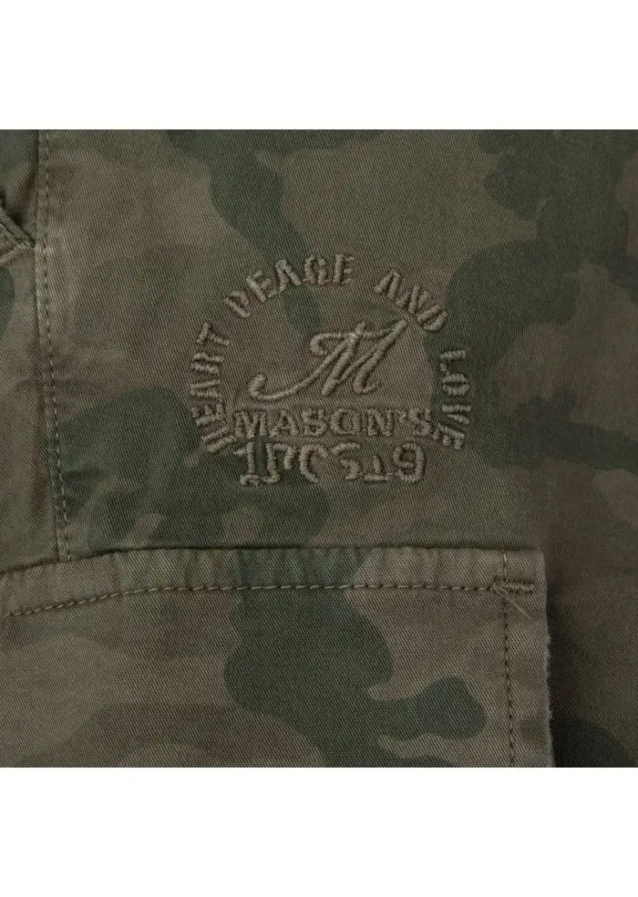 MASON'S | BERMUDA CARGO CHILE1 VERDE MILITARE Offerta San Valentino