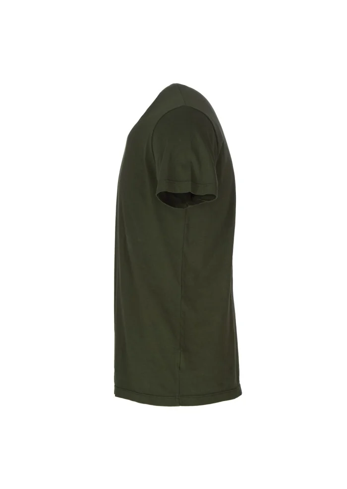 DANIELE FIESOLI | T-SHIRT PARICOLLO LOOSE VERDE MILITARE Offerta Anniversario