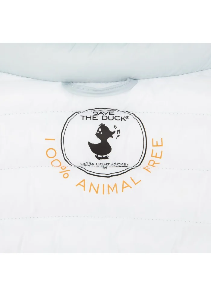 SAVE THE DUCK | GILET GIGA18 ADAM AZZURRO CHIARO Vendita calda