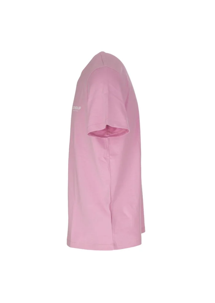 DONDUP | T-SHIRT LOGO CLASSICO ROSA Lightning offer