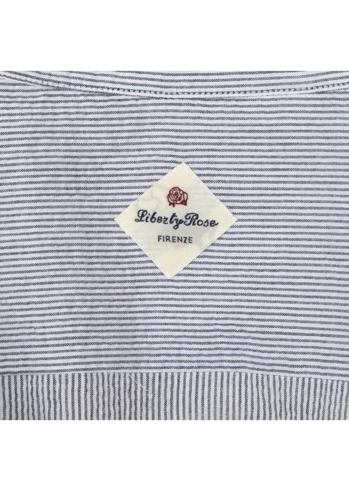 LIBERTY ROSE | CAMICIA BLAKE BIANCO BLU Ultimi due giorni