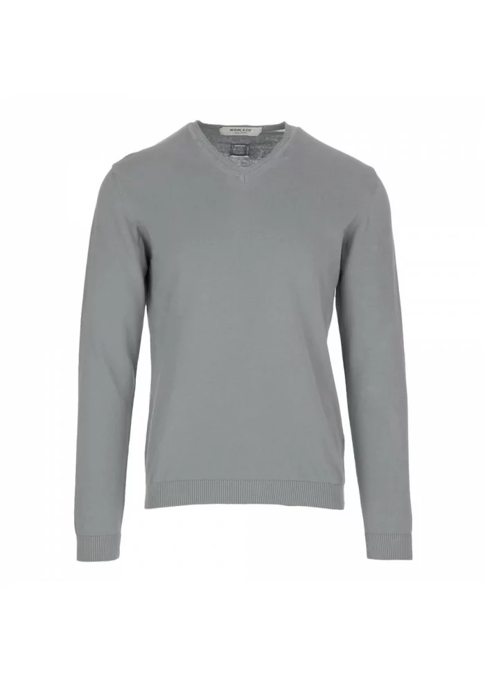 MAGLIONCINO UOMO WOOL & CO | WO 0758 GRIGIO Offerta speciale della fabbrica