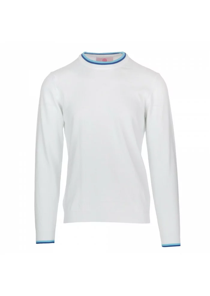 WOOL & CO | MAGLIONCINO COTONE BIANCO Sostegno trimestrale