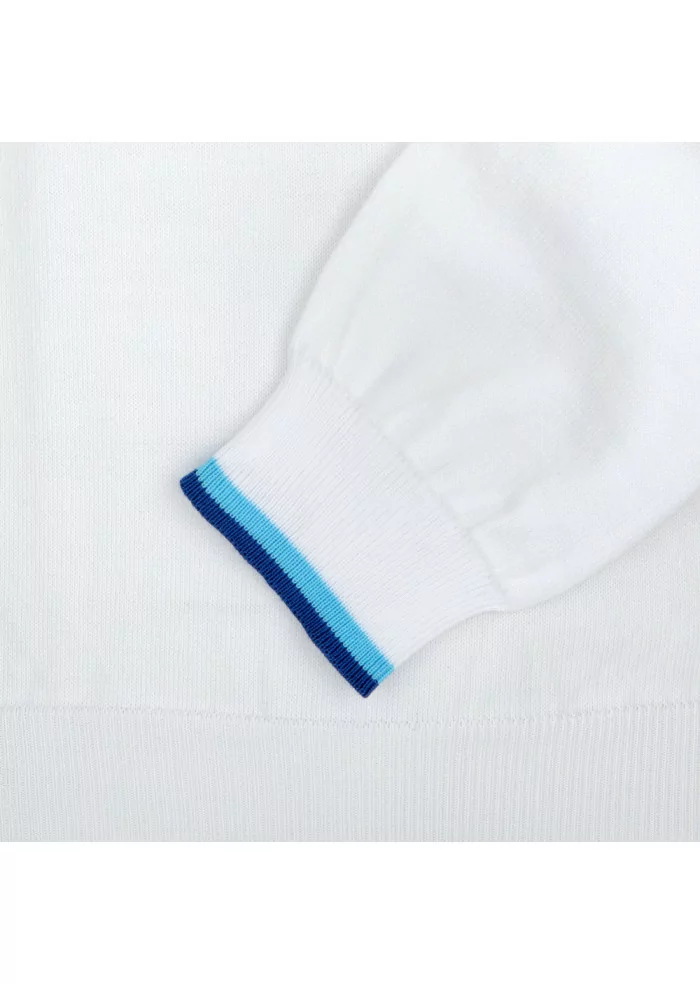 WOOL & CO | MAGLIONCINO COTONE BIANCO Sostegno trimestrale