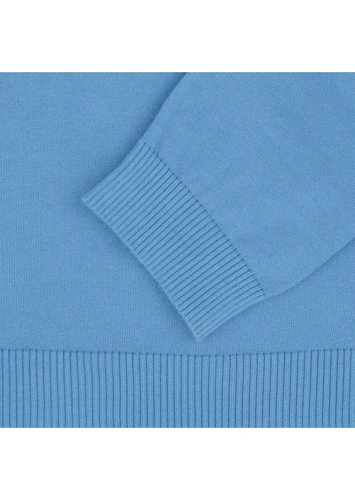 WOOL & CO | MAGLIONCINO COTONE CELESTE Discount Store per i nuovi prodotti