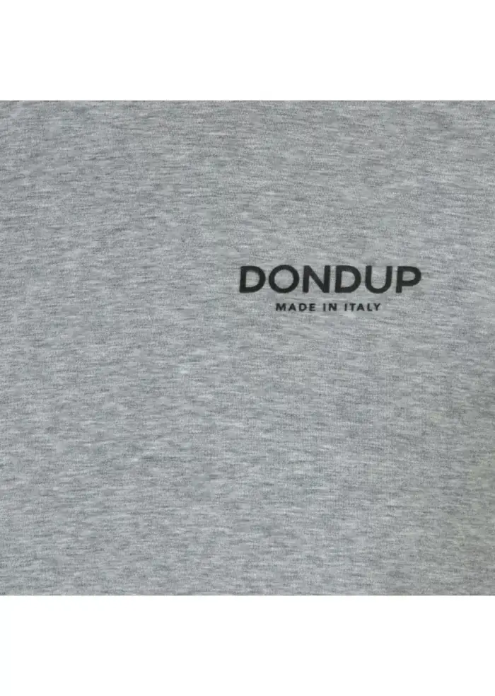 DONDUP | T-SHIRT LOGO GRIGIO 50% di sconto con spedizione gratuita