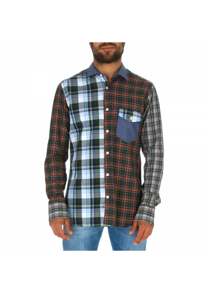 TINTORIA MATTEI 954 | CAMICIA MULTICOLORE Trasporto libero internazionale