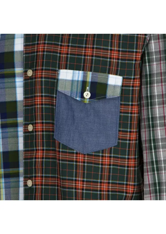 TINTORIA MATTEI 954 | CAMICIA MULTICOLORE Trasporto libero internazionale