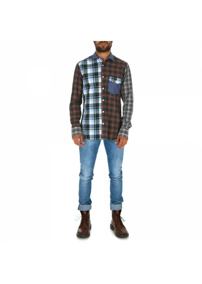 TINTORIA MATTEI 954 | CAMICIA MULTICOLORE Trasporto libero internazionale