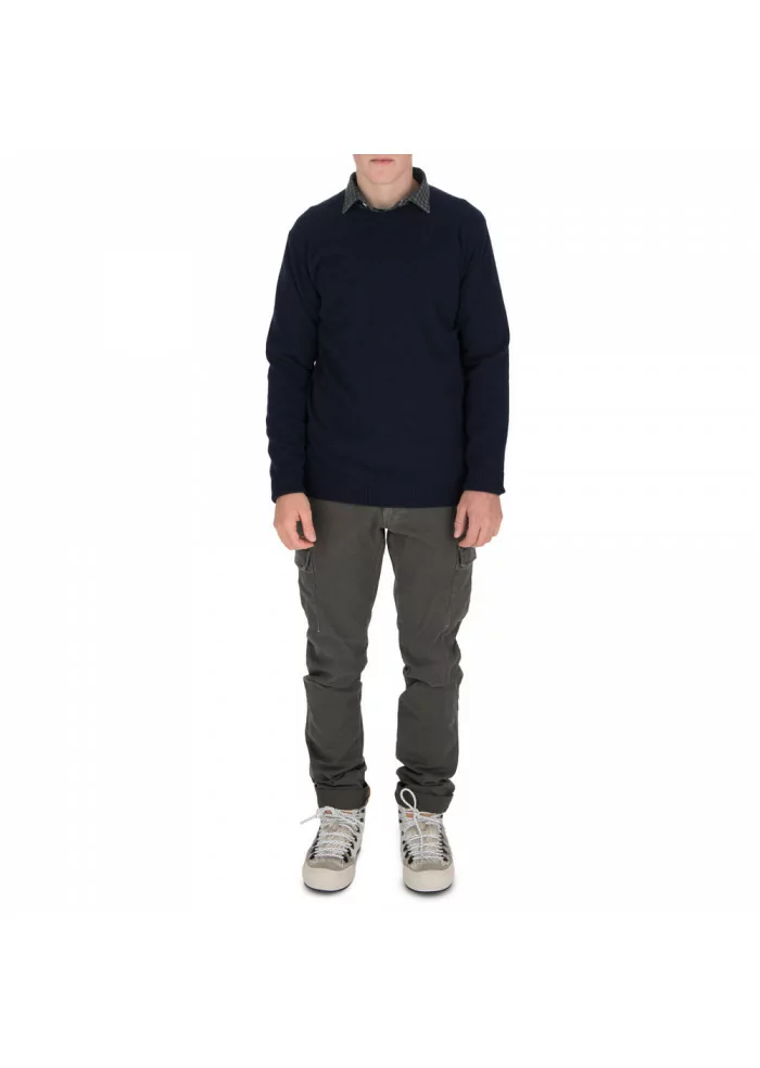 DANIELE FIESOLI | MAGLIONE GIROCOLLO BLU Esporta salva