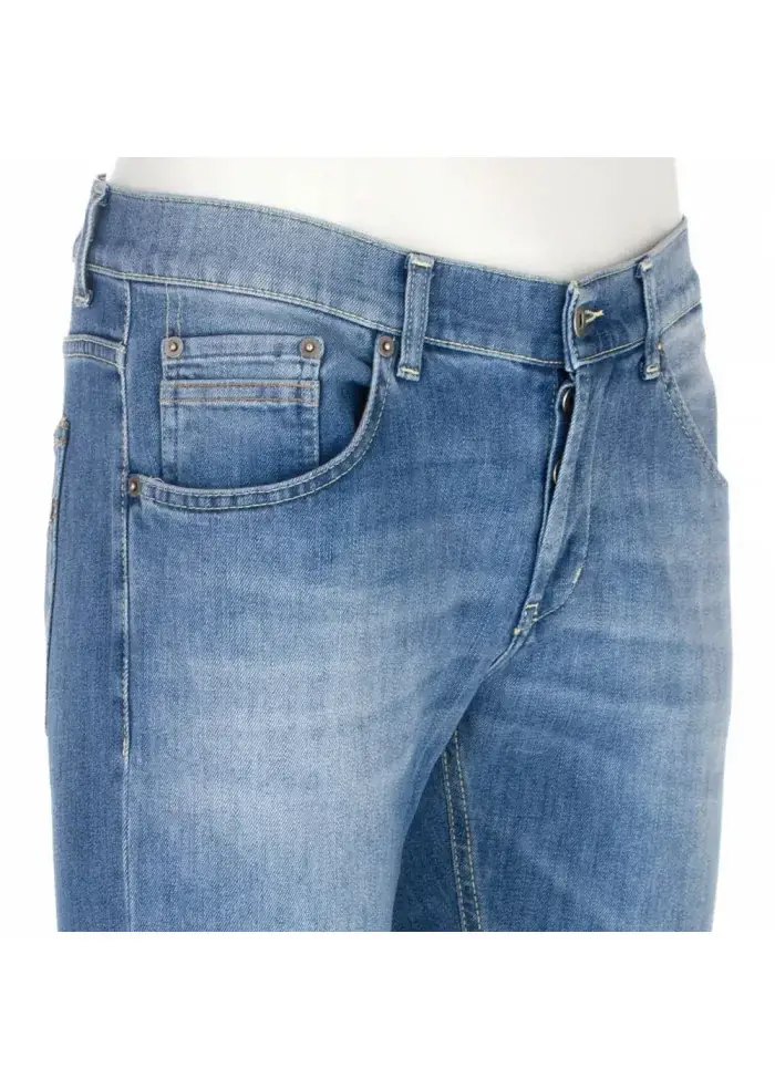 JEANS UOMO DONDUP | RITCHIE BQ5 AZZURRO Black Friday Prezzi