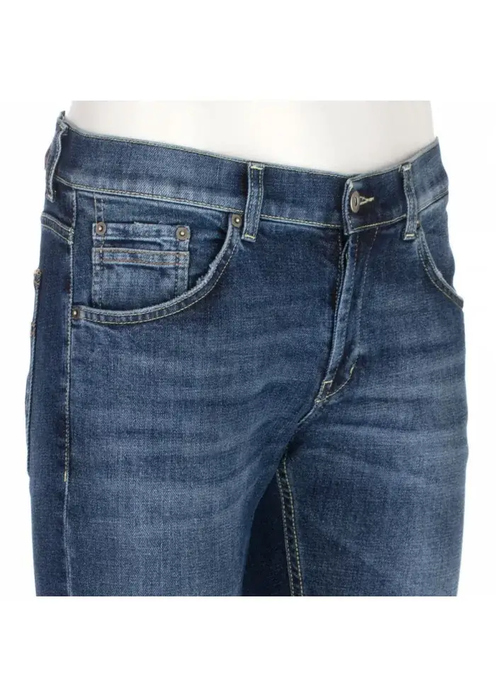 DONDUP | JEANS RITCHIE BQ9 BLU In vendita