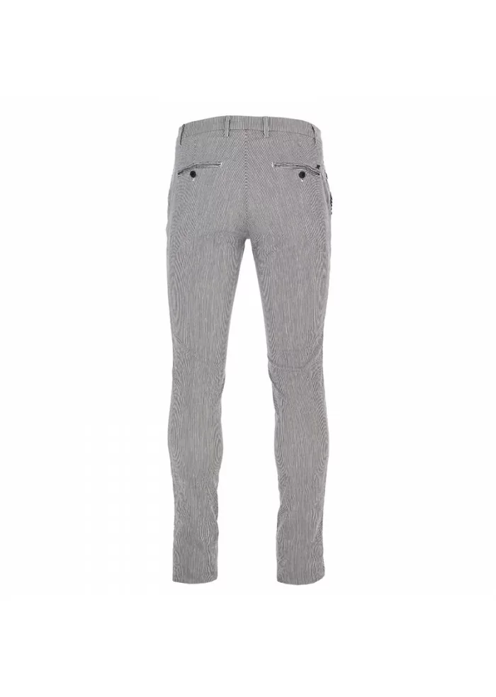 PANTALONI UOMO MASON'S | COTONE STRETCH BIANCO NERO Sconti questo mese