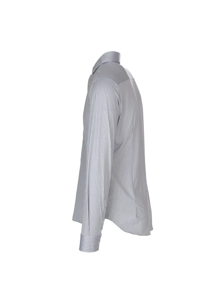 LIBERTY ROSE | CAMICIA BLAKE MICROFANTASIA BLU BIANCO Promozione Limitata