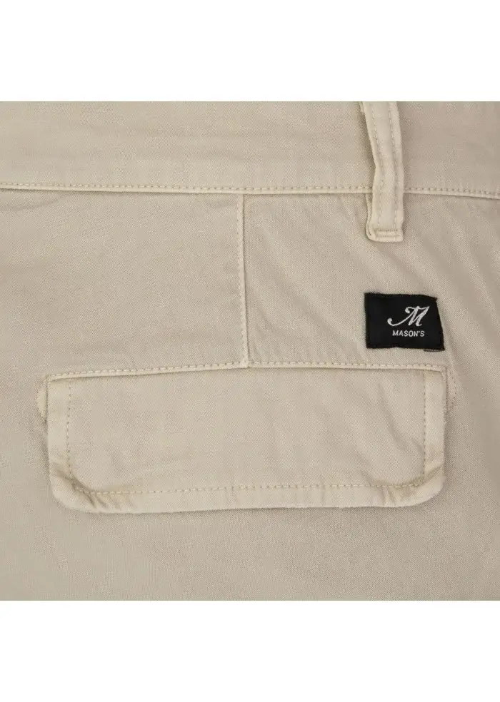 MASON'S | BERMUDA CARGO CHILE1 BEIGE Vendita Calda