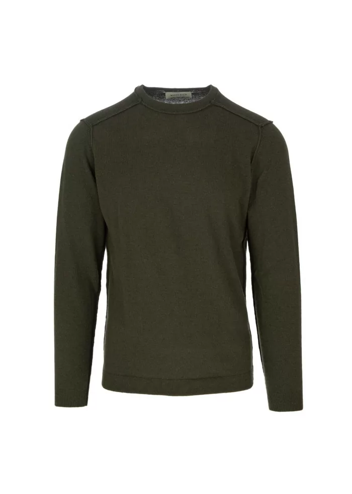 WOOL & CO | MAGLIONE LANA VISCOSA VERDE Nuova