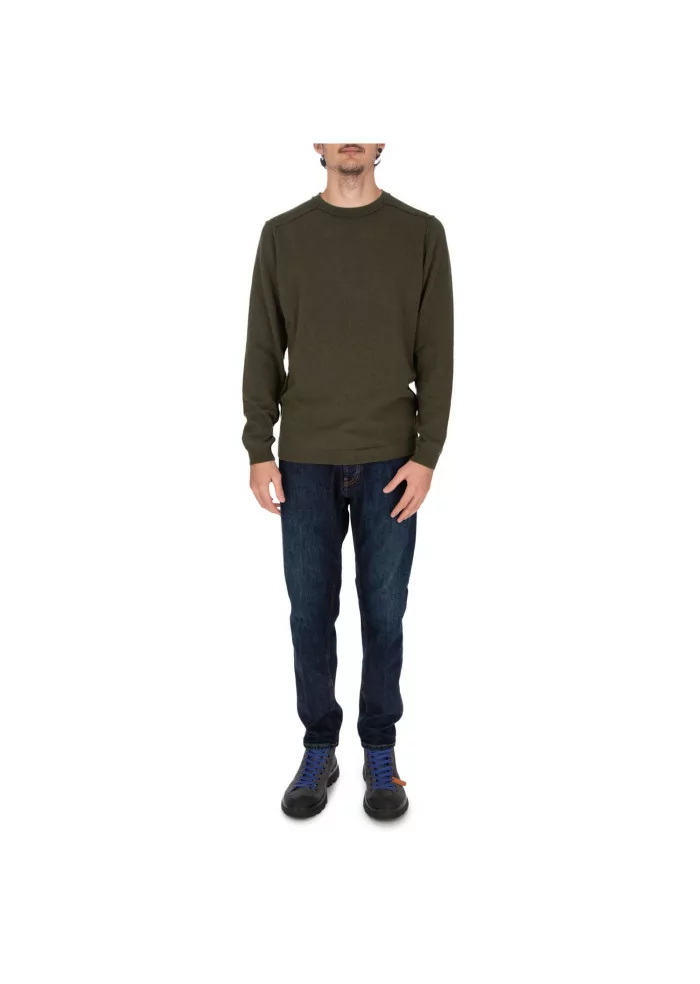 WOOL & CO | MAGLIONE LANA VISCOSA VERDE Nuova