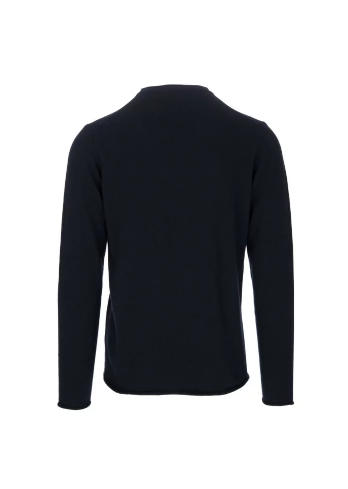 WOOL & CO | MAGLIONE TAGLIO VIVO BLU SCURO Moda