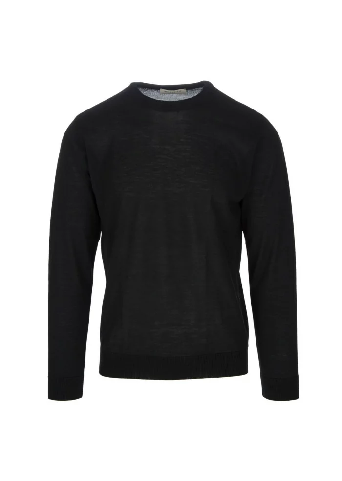 WOOL & CO | MAGLIONE LANA MERINO NERO Sconto di tempo limitato