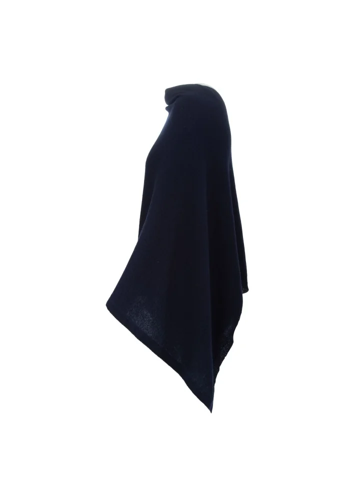 CASHMERE ISLAND | PONCHO SORRENTO BLU Black Friday