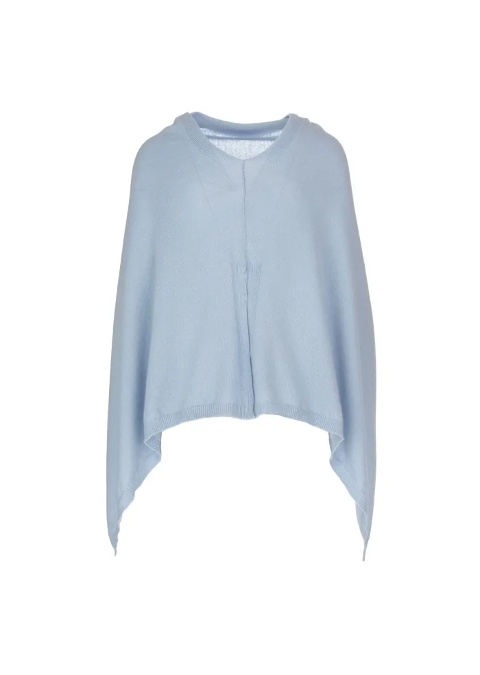 CASHMERE ISLAND | PONCHO SORRENTO AZZURRO CIELO Cyber Monday