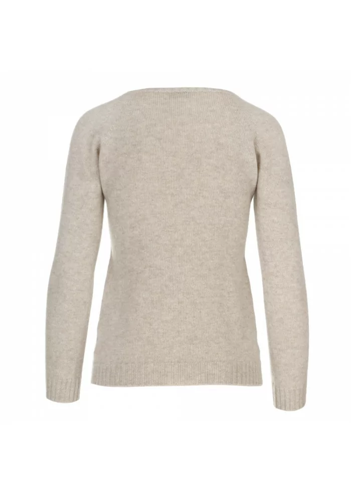 RIVIERA CASHMERE | MAGLIONE BARCHETTA BEIGE Offerta per la Festa della Mamma