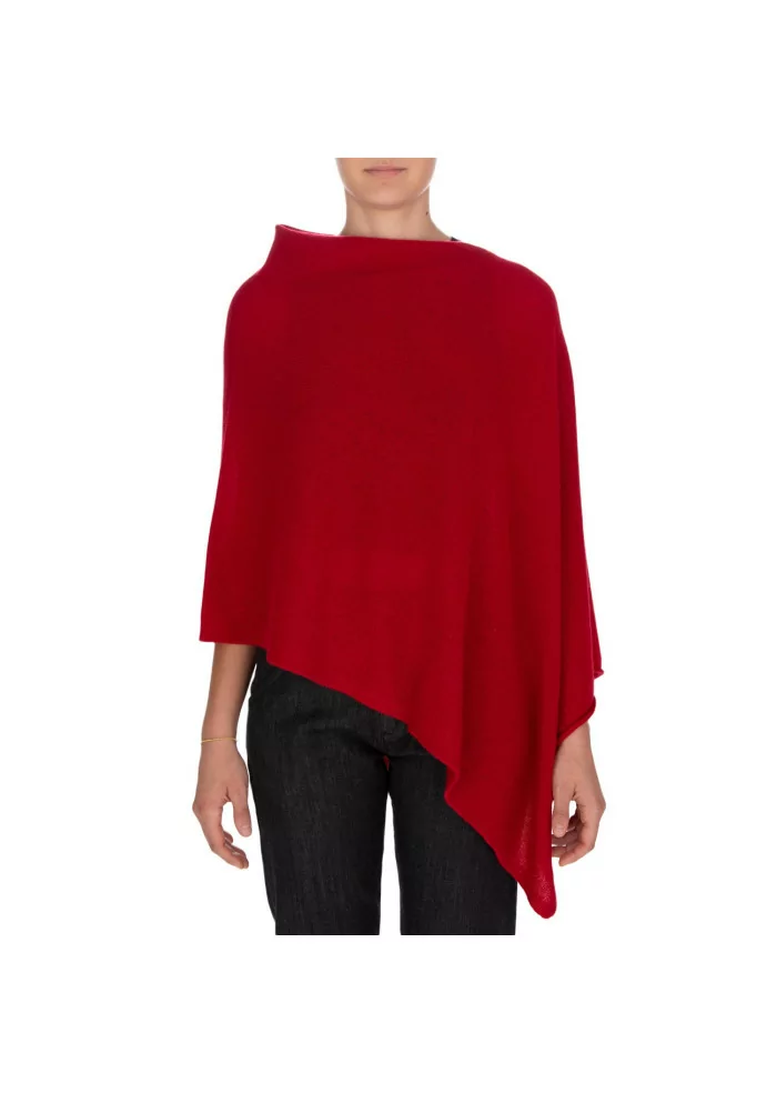 RIVIERA CASHMERE | MANTELLINA RASATA ROSSA Offerta Anniversario