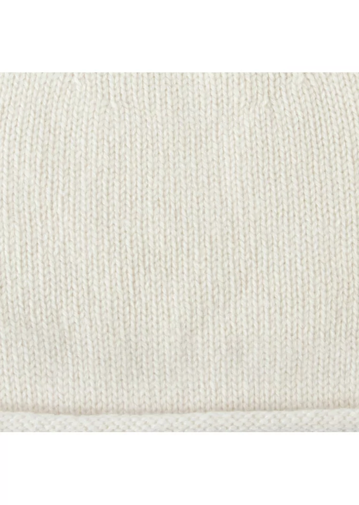 BERRETTO UNISEX RIVIERA CASHMERE | 118R CUPOLA RASATA BIANCO Online Outlet