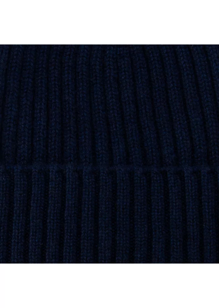 BERRETTO UNISEX "COSTA" RIVIERA | 100% CASHMERE BLU Offerta temporanea