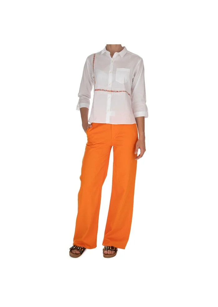 KARTIKA | PANTALONI GAMBA LARGA ARANCIONE Sconti VIP