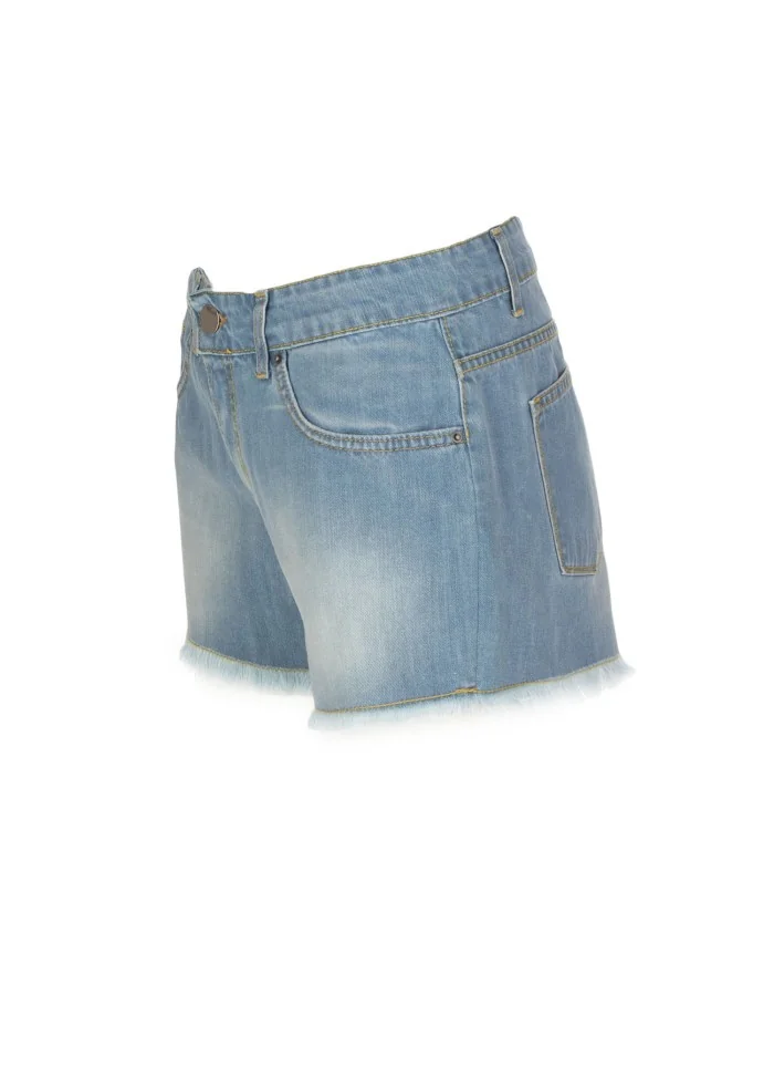 GOD SAVE DENIM | SHORTS DENIM IRIS AZZURRO Prezzo basso