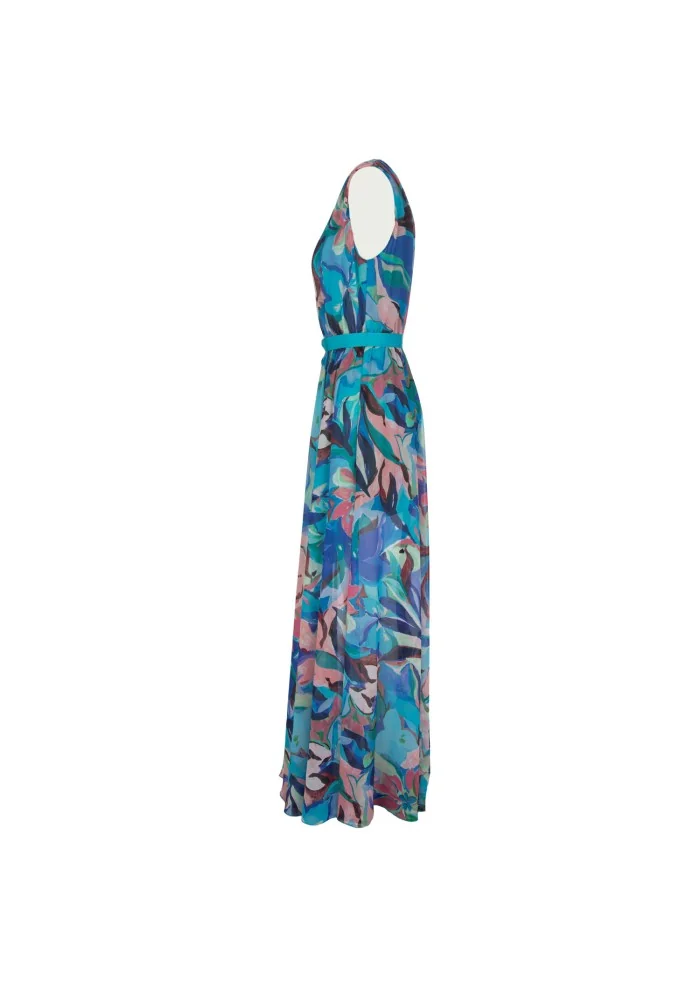 KARTIKA | ABITO LUNGO FLOREALE MULTICOLOR Fino al 65% di sconto