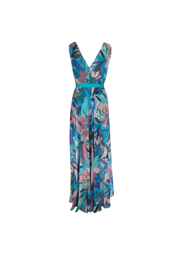 KARTIKA | ABITO LUNGO FLOREALE MULTICOLOR Fino al 65% di sconto