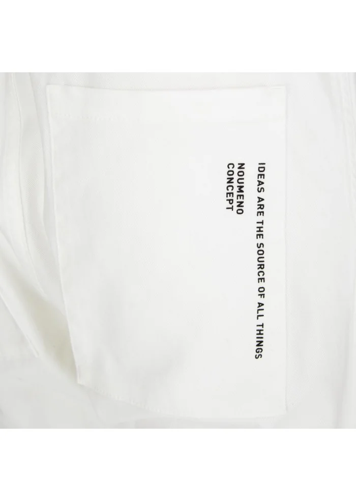NOUMENO CONCEPT | PANTALONI COTONE BIANCO Enormi sconti