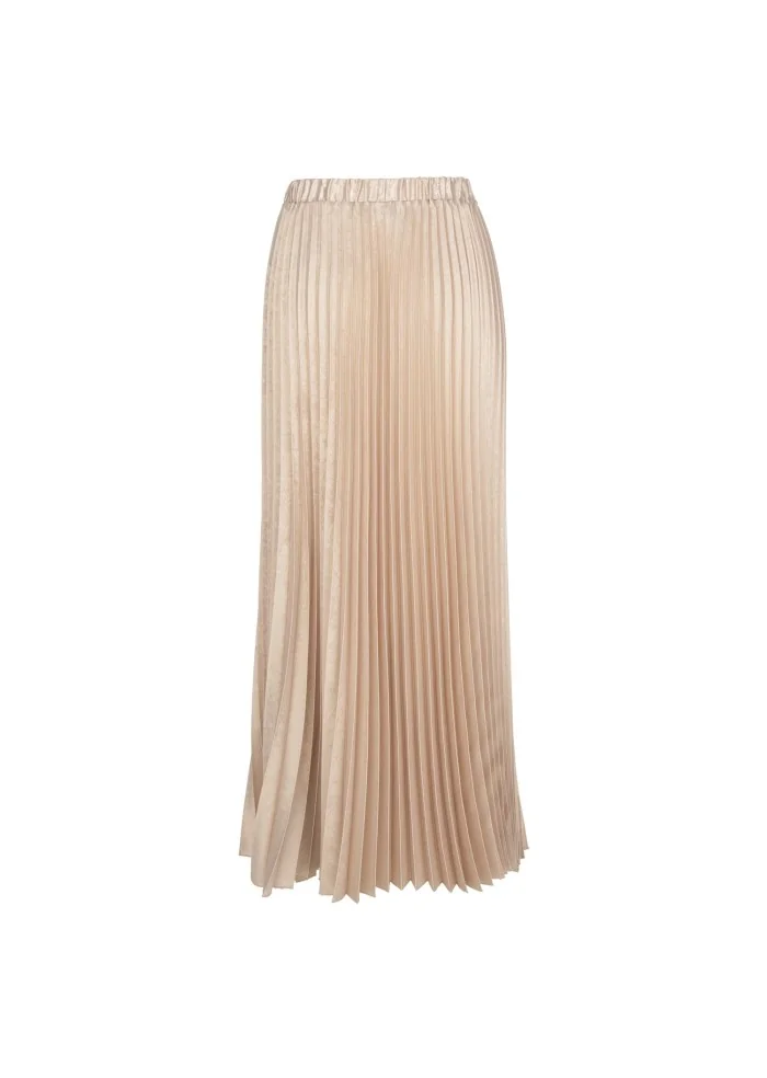 KARTIKA | GONNA MIDI PLISSETTATA BEIGE Limitato a 3 giorni