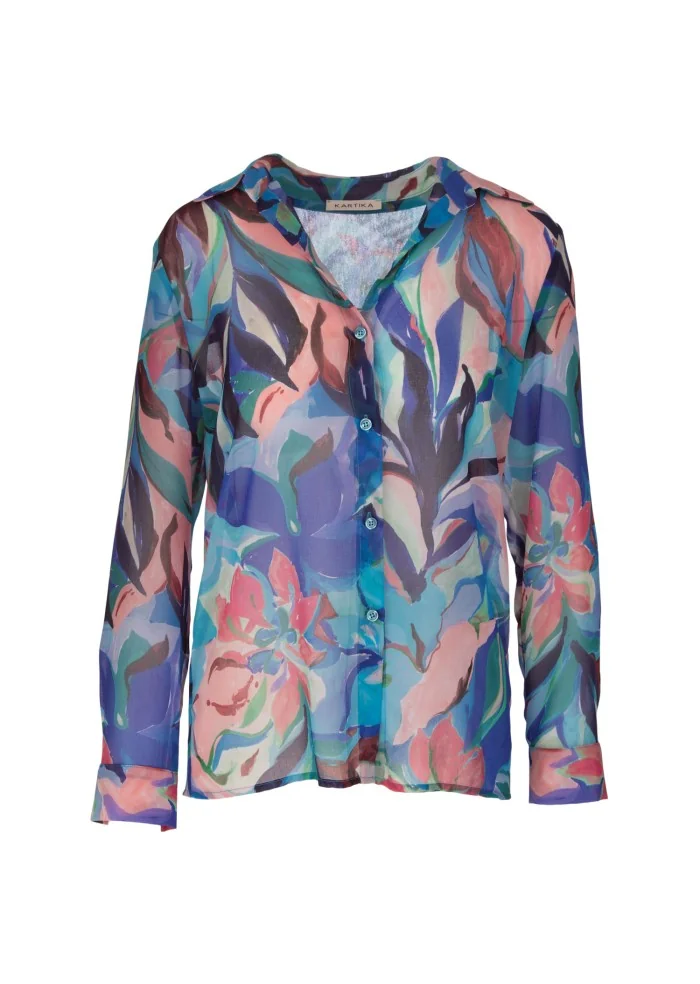 KARTIKA | CAMICIA FLOREALE MULTICOLOR In vendita