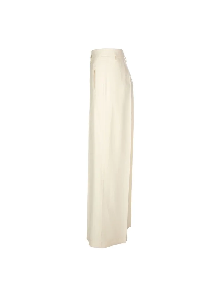 KARTIKA | PANTALONI A PALAZZO CREMA Duty-free