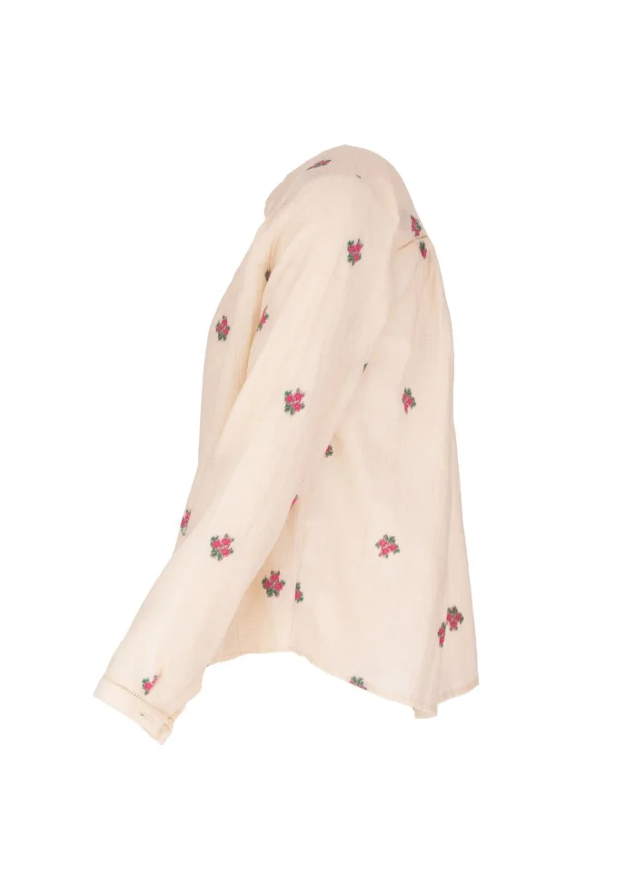 LOUIZON | CAMICIA FIORELLINI BEIGE In Linea