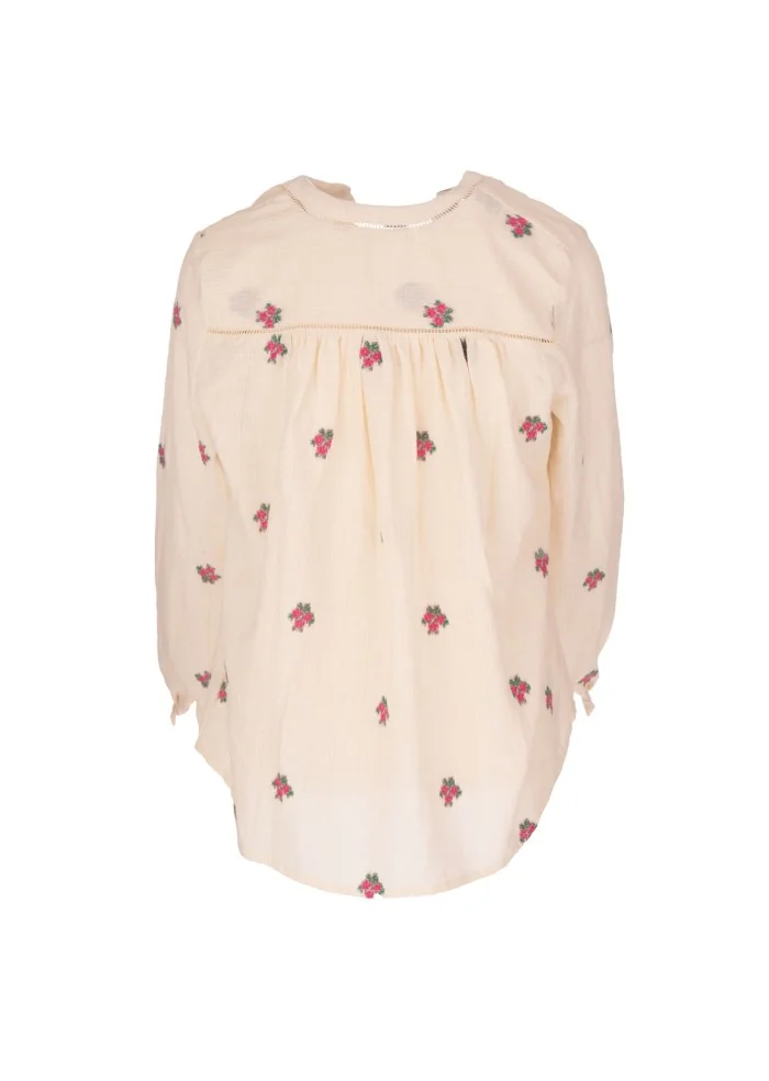 LOUIZON | CAMICIA FIORELLINI BEIGE In Linea