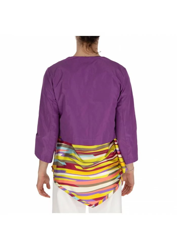 KARTIKA | BOLERO LUCIDO VIOLA Spedizione Gratuita