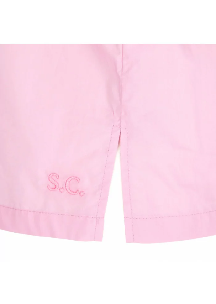SEMICOUTURE | CAMICIA COTONE RICAMO ROSA Qualità Garantita