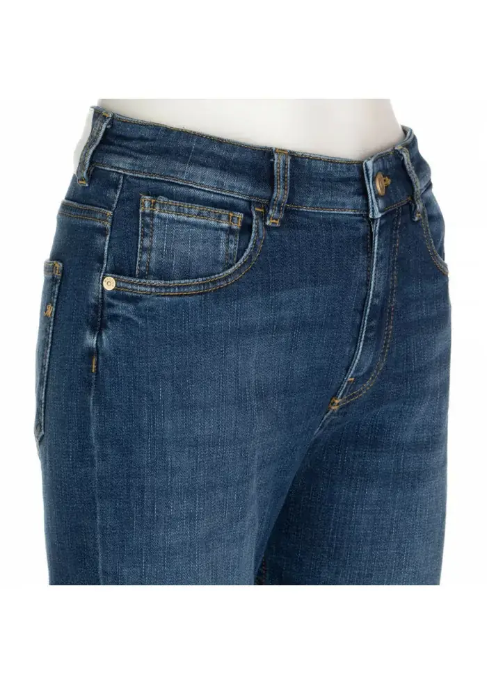 MASON'S | JEANS AGNES REGULAR BLU Consegna Veloce