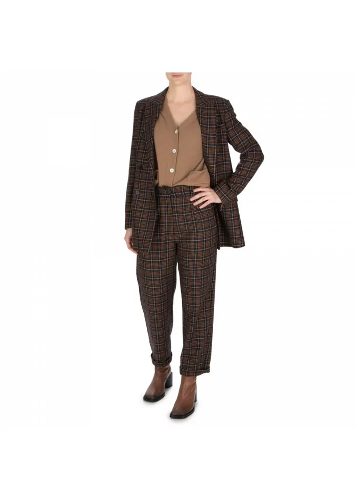 SOLOTRE | PANTALONI LANA MARRONE Fino Al -60%