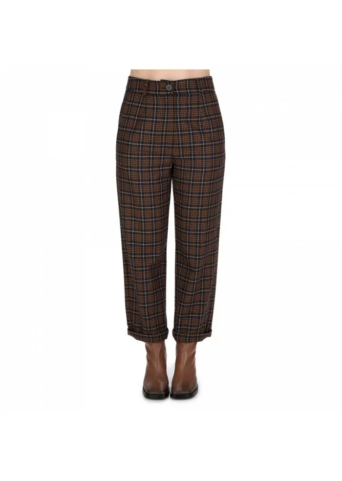SOLOTRE | PANTALONI LANA MARRONE Fino Al -60%