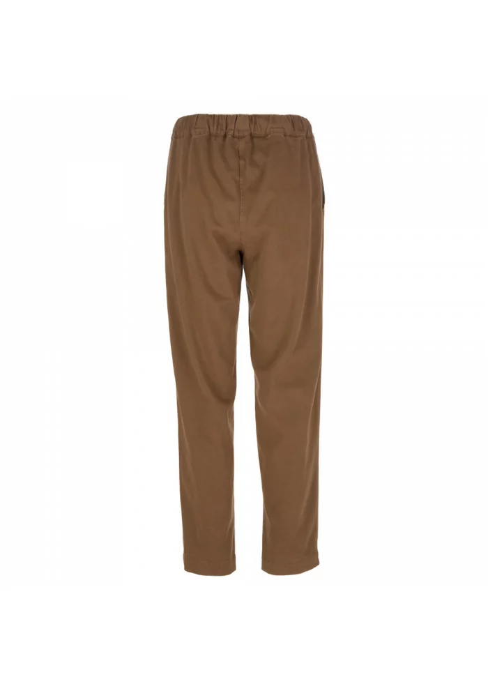 SEMICOUTURE | PANTALONI JOGGER VITA ALTA MARRONE Shopping Online